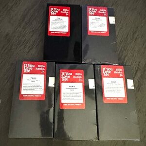 Rare Vintage Billie Hanks Jr. “If You Love Me” Christian Spiritual VHS Tapes